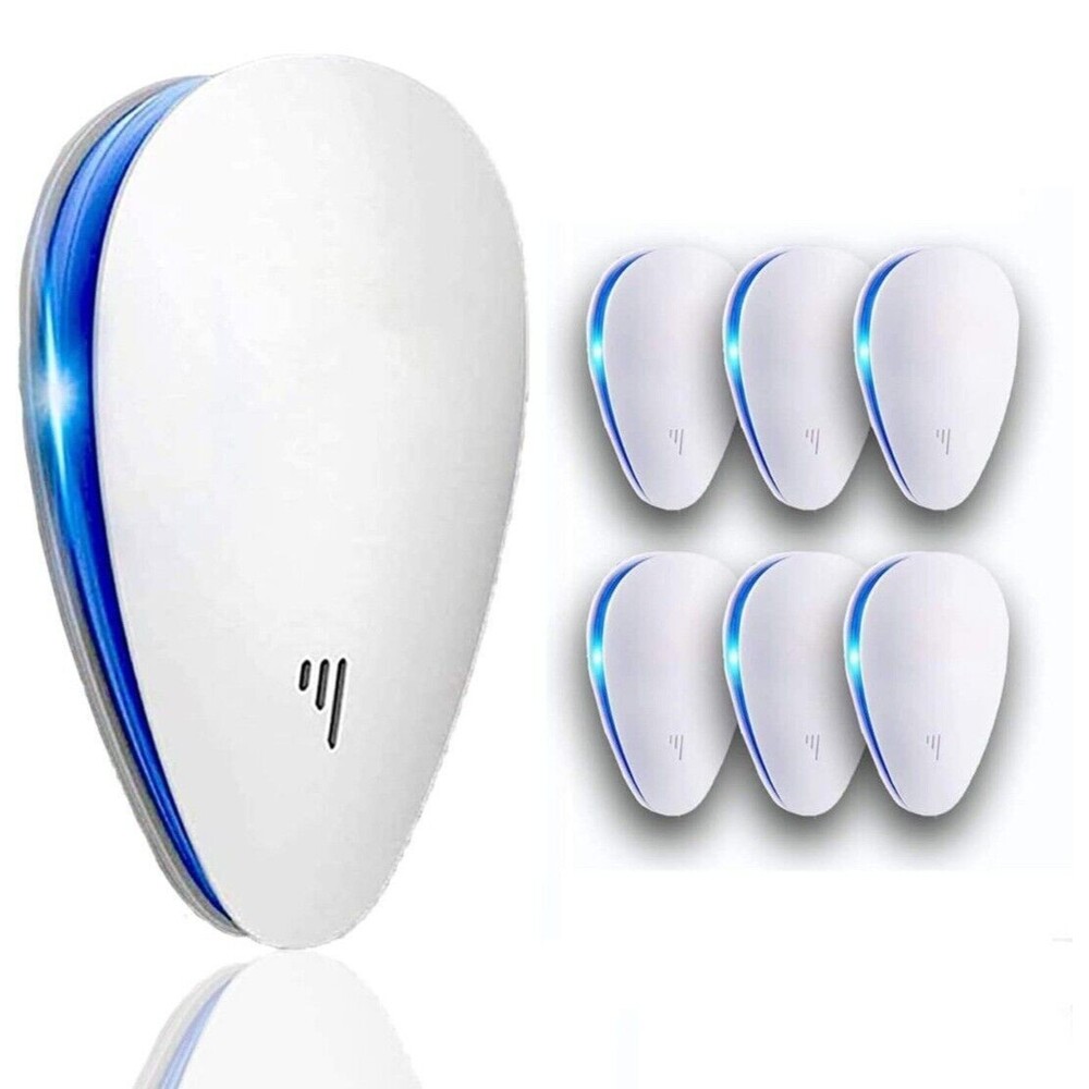 Ultrasonic Pest Repellent(6 Pack), 2024 Newest Electronic Repeller Indoor.